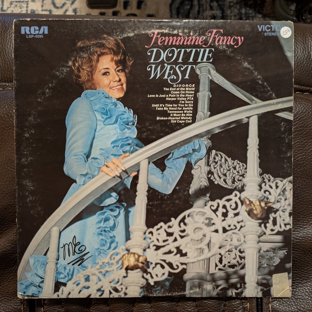 Dottie West "Feminine Fancy" Vintage Vinyl Record
